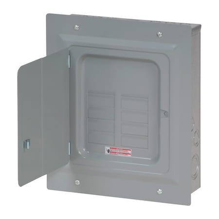 Eaton Load Center, BR, 8 Spaces, 125A, 120/240V AC, Main Lug, 1 Phase BR816L125FDP